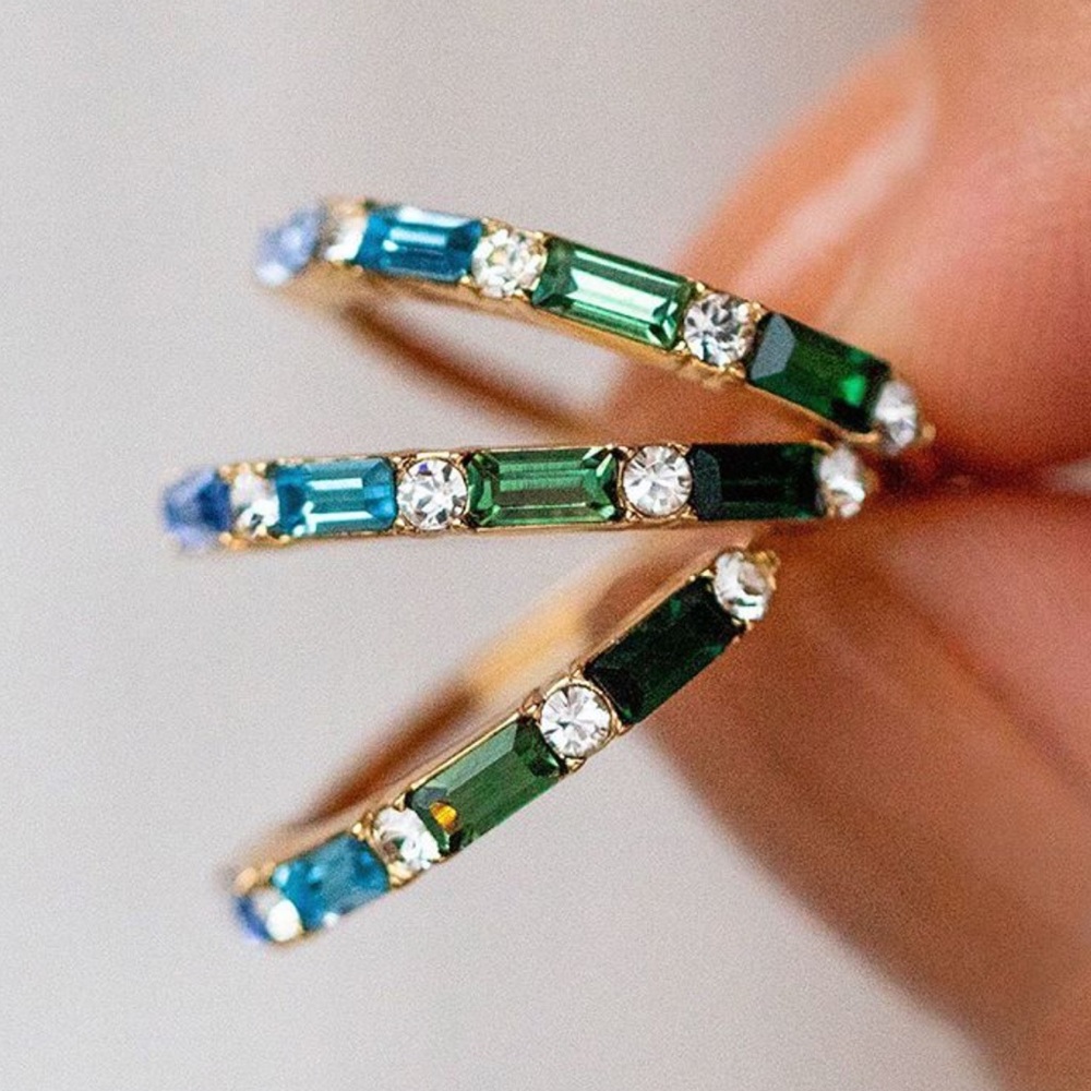•baquette stacking ring•